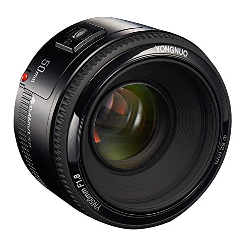 Yongnuo YN 50 mm - Objectif à grande ouverture F1.8 - Mise au Point Automatique AF - Cadre FX DX...