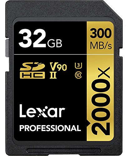 Carte mémoire SDHC Lexar UHS-II Professional 2000x 32Go